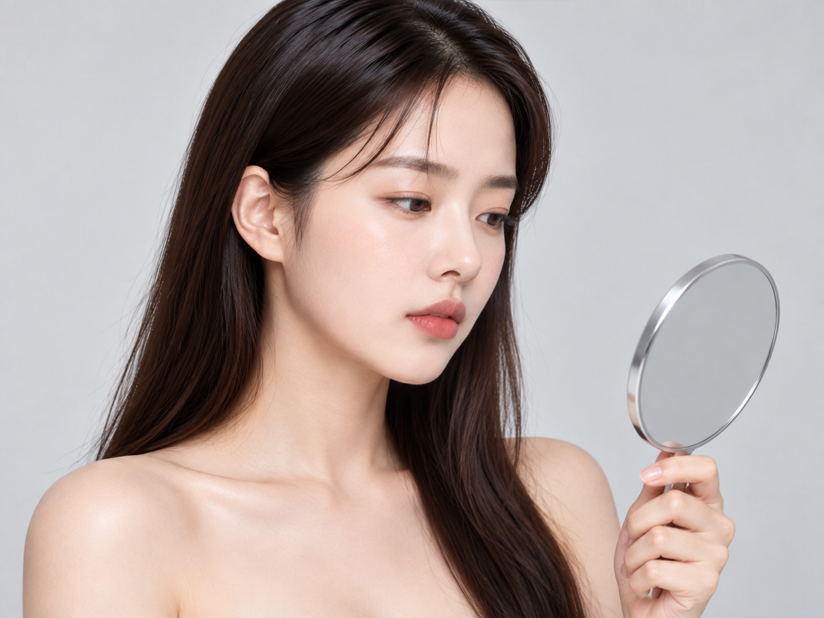 영양감이 부족해 보이는 피부