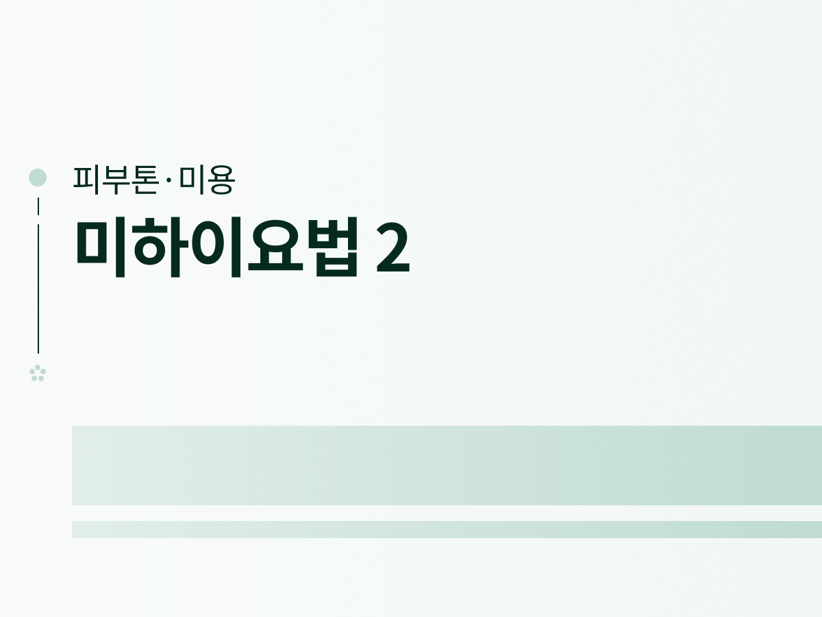 미하이요법 2